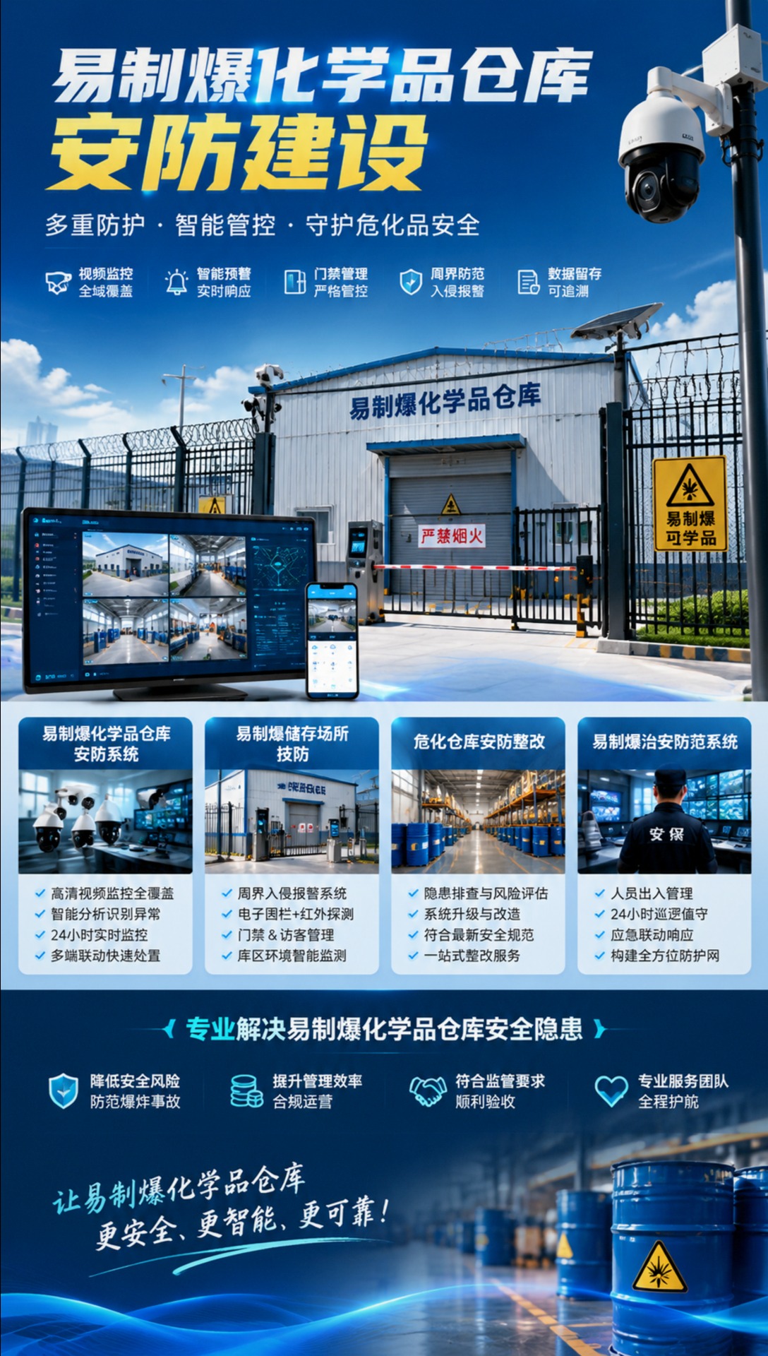 北京易制爆库房安防·易制爆化学品仓库安防建设