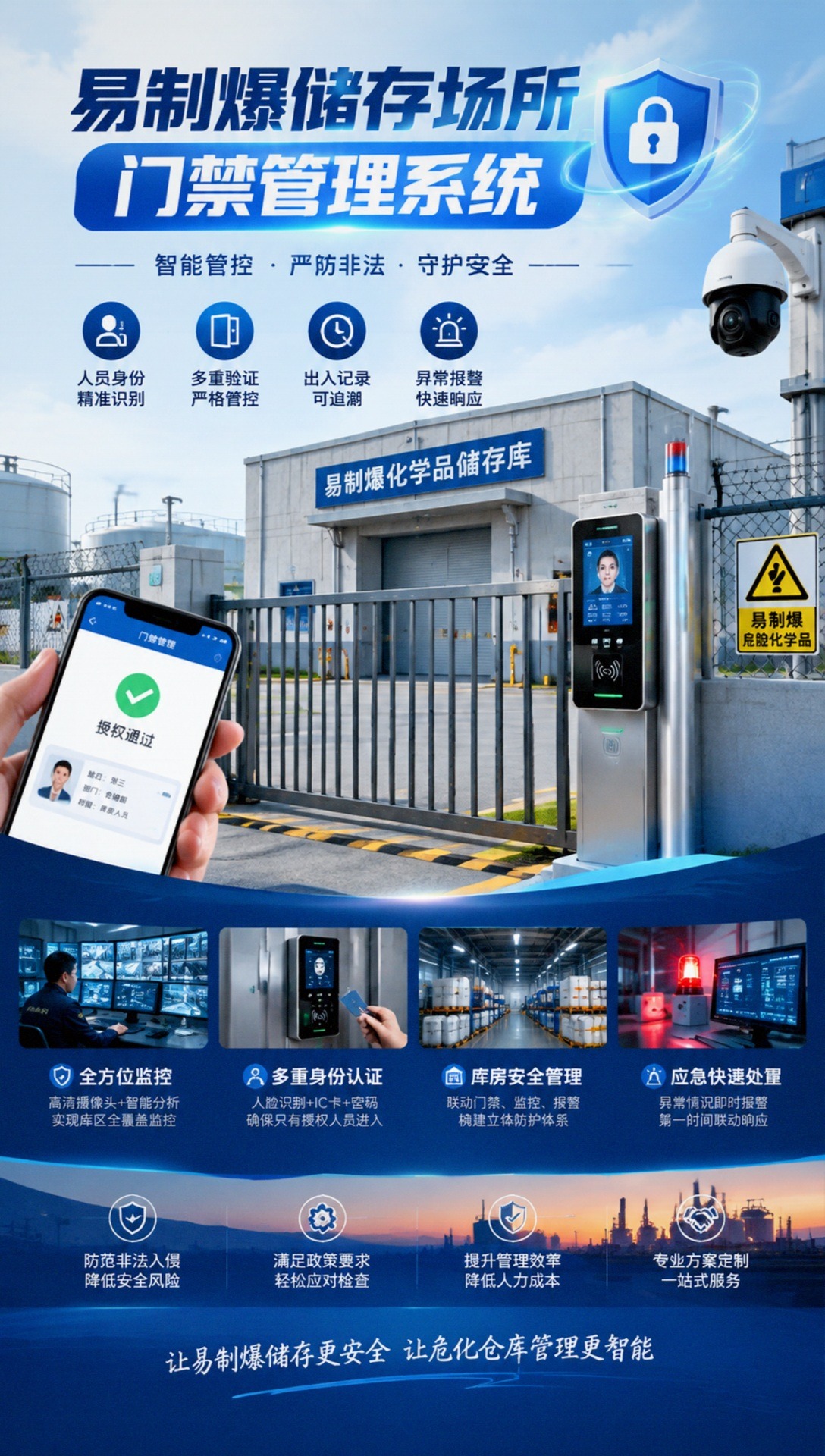 北京易制爆库房安防·易制爆储存场所门禁管理