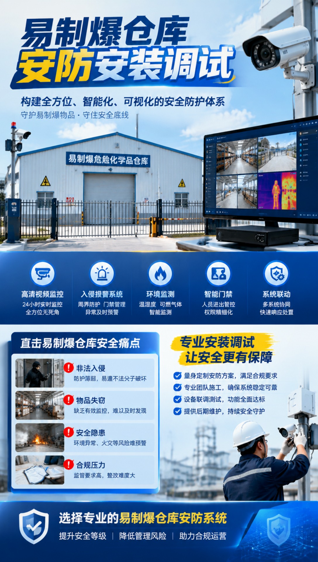 北京易制爆库房安防·易制爆仓库安防安装调试